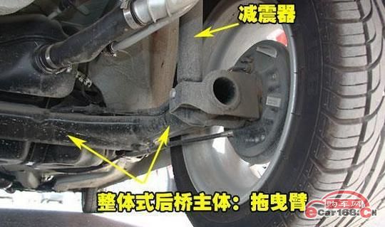 拖曳臂式非独立悬架