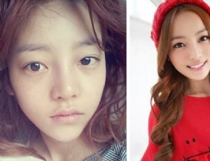 【图】韩国女星素颜变路人 原来都是靠“妆”的