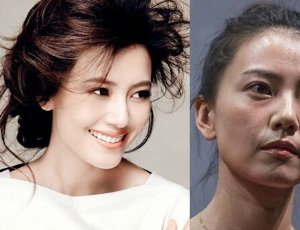 【图】女星卸妆前后惊魄对比 高圆圆皮肤松弛张馨予暗沉